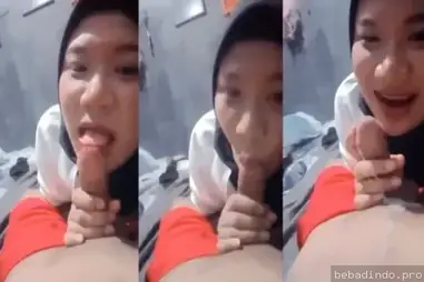Adik manis excited banget pertama kali ngerasain kontol Lumer